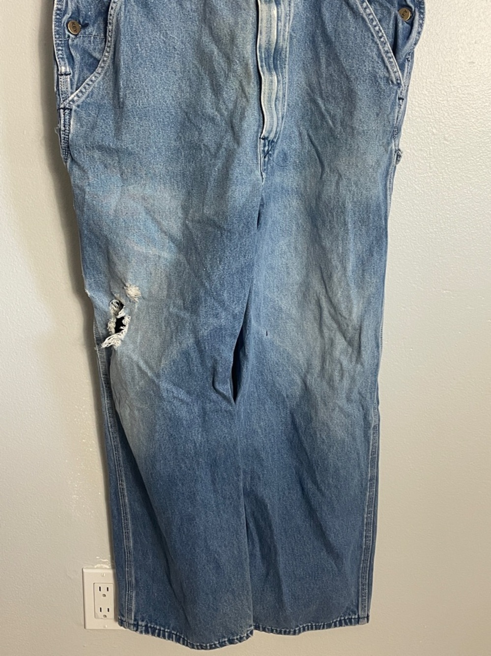 Men’s Key Imperial Vintage Work Denim Overalls size 40 x - Picture 4 of 16